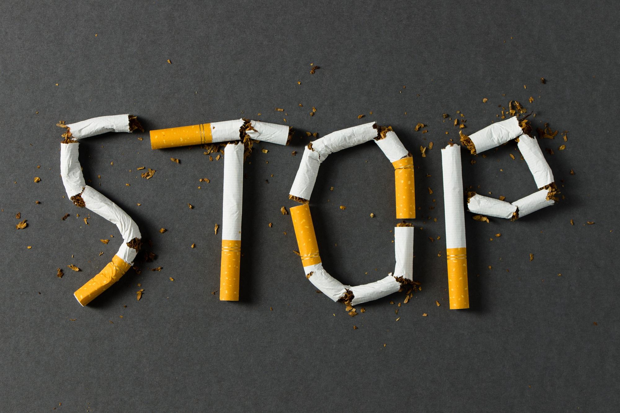 Stop smoking concept